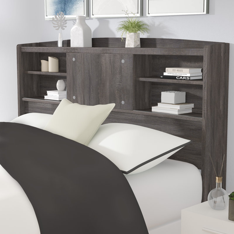 Brayden Studio Urbina Queen Bookcase Headboard & Reviews Wayfair